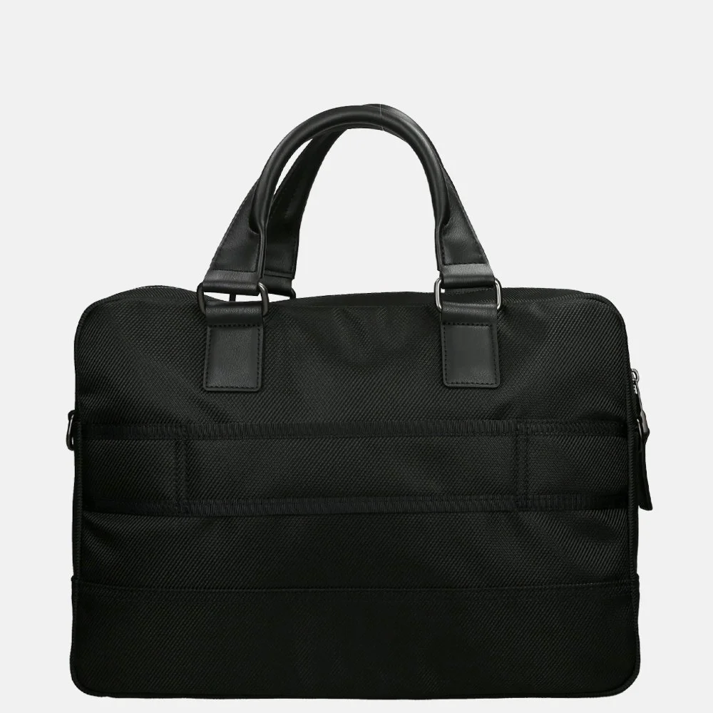 Tommy Hilfiger 1985 laptoptas black bij Duifhuizen